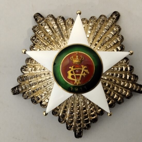 Ordine della stella Coloniale, placca di Gran Croce Italy, Order of the colonial star, grand cross breast badge